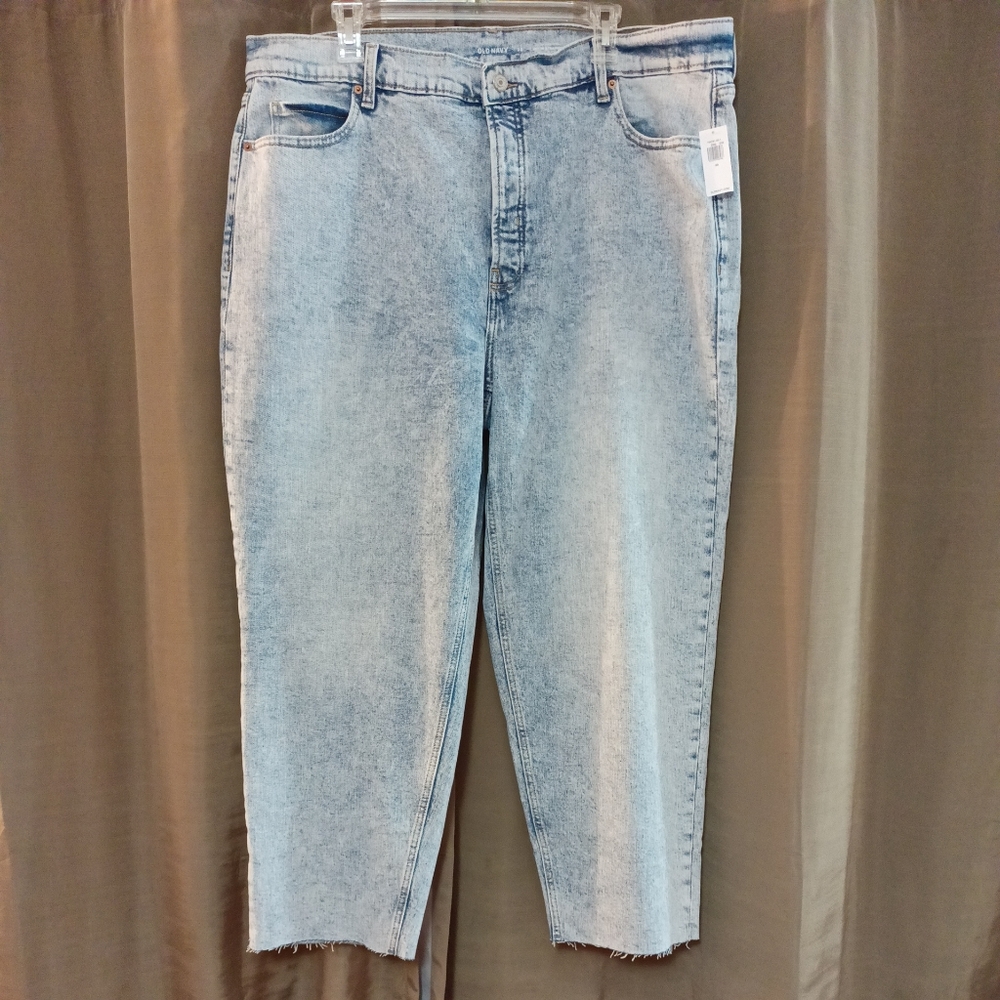 🆕 Old Navy Acid Wash Extra Hi-Rise Button Fly Jeans Size 20